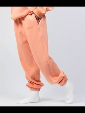 Comfrt Pastel Creamsicle Oversized Joggers/Sweatpants
